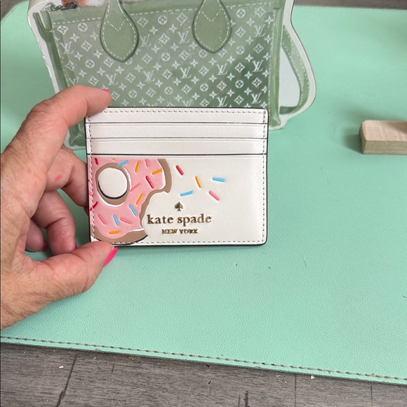kate spade Handbags - Kate Spade Pink Donut Card Holder